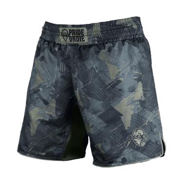 Pride Or Die shadow MMA Shorts - Black